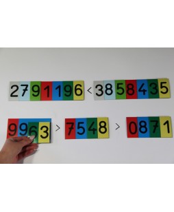 Wissner - Magnetinės vietos vertės kortelės, 70 vnt.