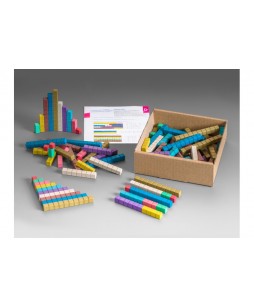 Wissner - 10 Montessori spalvų skaičiavimo pagaliukai, 100 vnt.