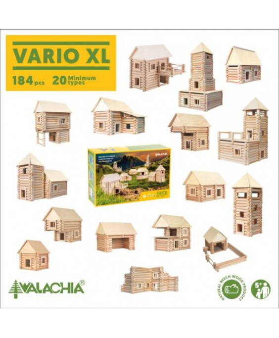 Walachia medinis konstruktorius Vario XL 184 vnt.